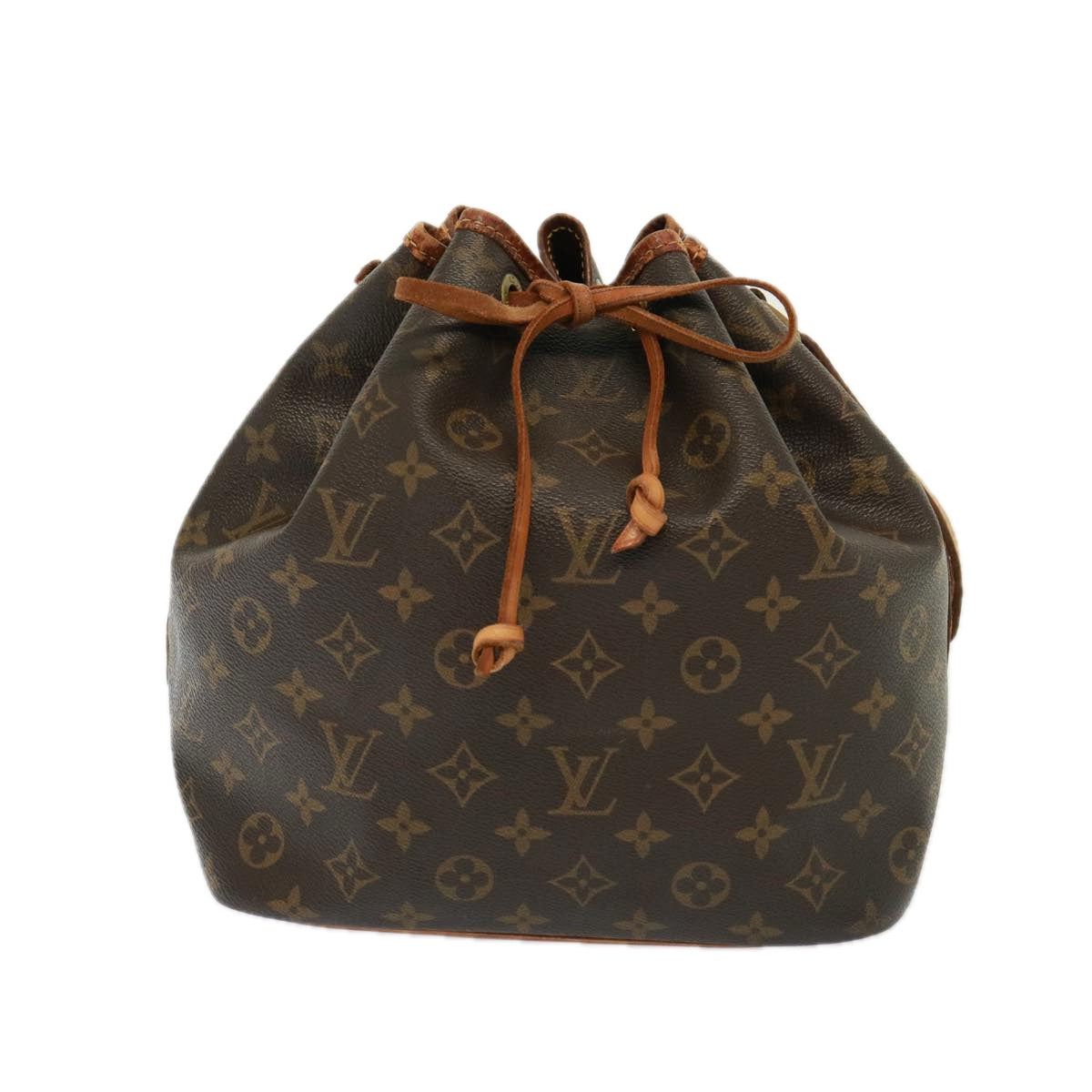 LOUIS VUITTON Monogram Petit Noe Shoulder Bag M42226 LV Auth th4966