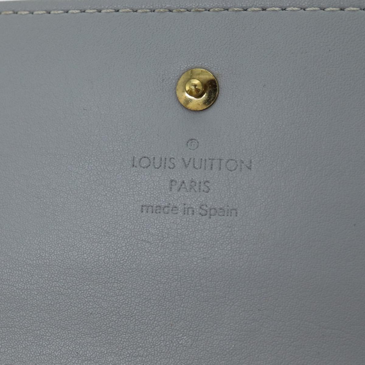 LOUIS VUITTON Monogram Vernis Kenmare Shoulder Bag Gris M91060 LV Auth th4979