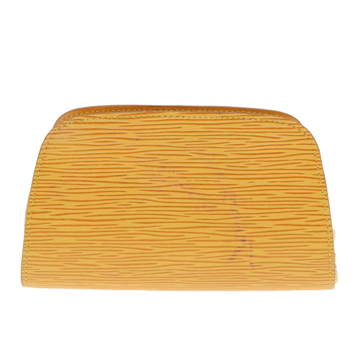 LOUIS VUITTON Epi Dauphine PM Pouch Yellow M48449 LV Auth th4988 - 0