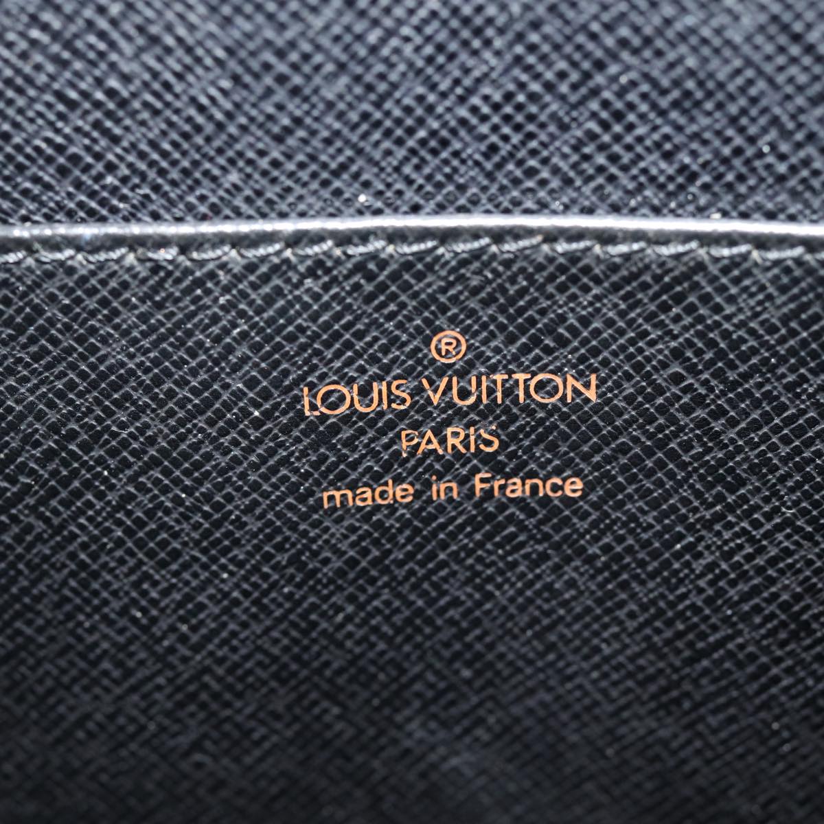 LOUIS VUITTON Epi Pochette Homme Clutch Bag Black Noir M52522 LV Auth th4990