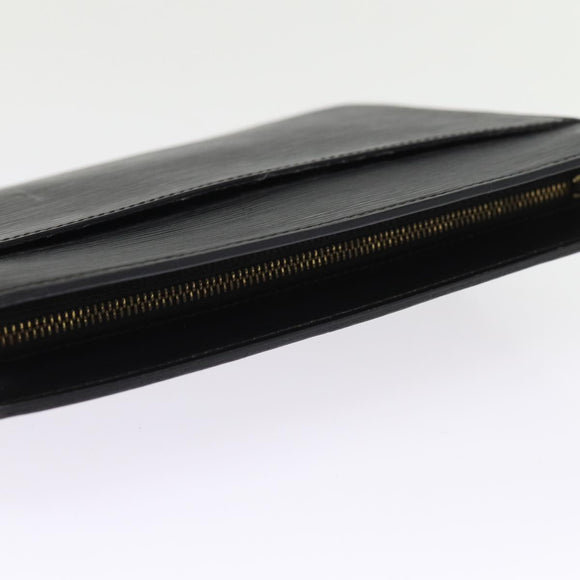 LOUIS VUITTON Epi Pochette Homme Clutch Bag Black Noir M52522 LV Auth th4990