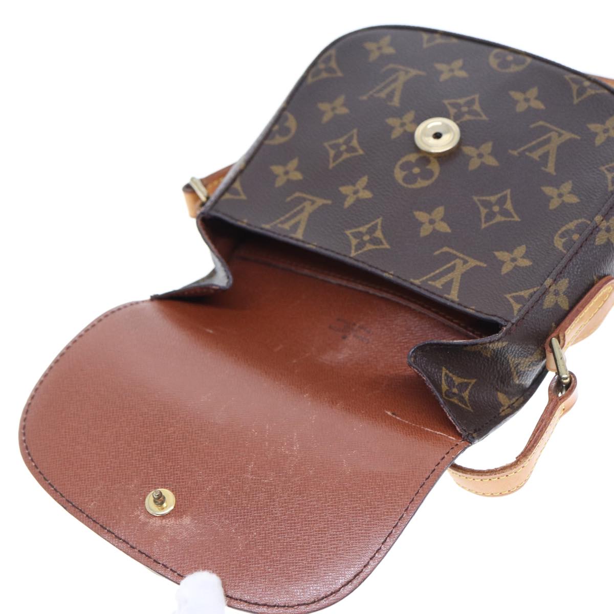 LOUIS VUITTON Monogram Saint Cloud PM Shoulder Bag M51244 LV Auth th4998