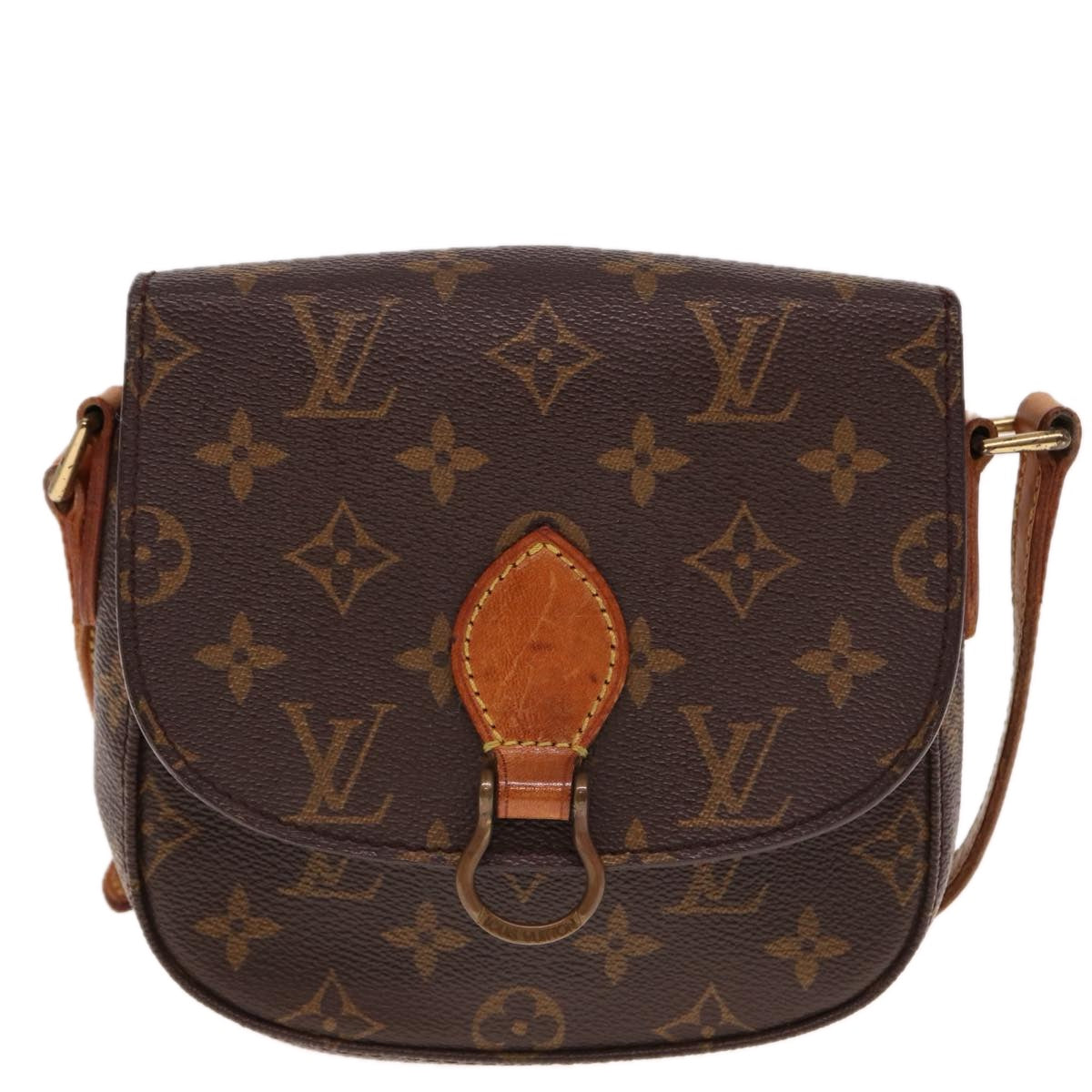 LOUIS VUITTON Monogram Saint Cloud PM Shoulder Bag M51244 LV Auth th4998