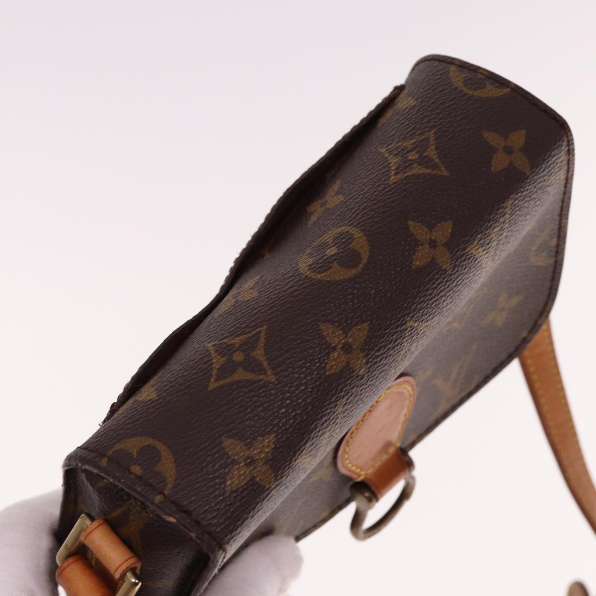 LOUIS VUITTON Monogram Saint Cloud PM Shoulder Bag M51244 LV Auth th4998