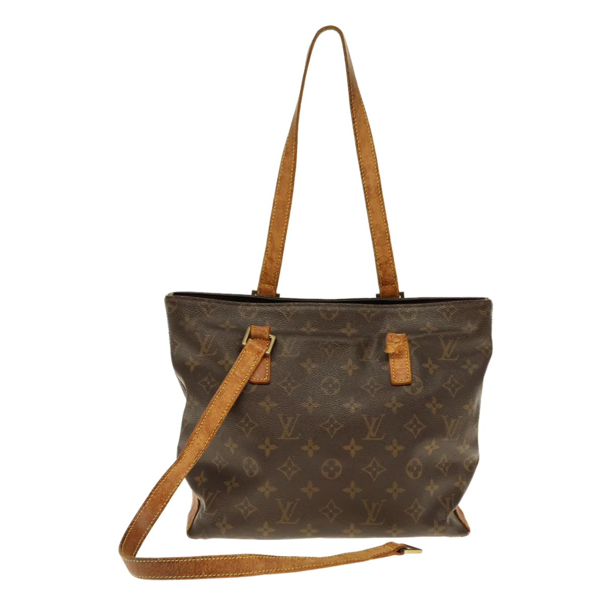 LOUIS VUITTON Monogram Cabas Piano Tote Bag M51148 LV Auth th5005