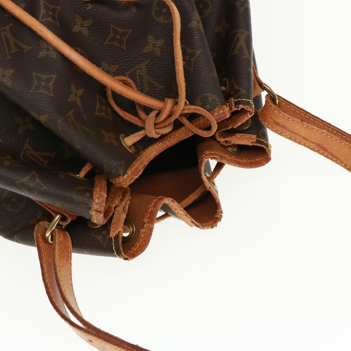 LOUIS VUITTON Monogram Noe Shoulder Bag M42224 LV Auth th5009