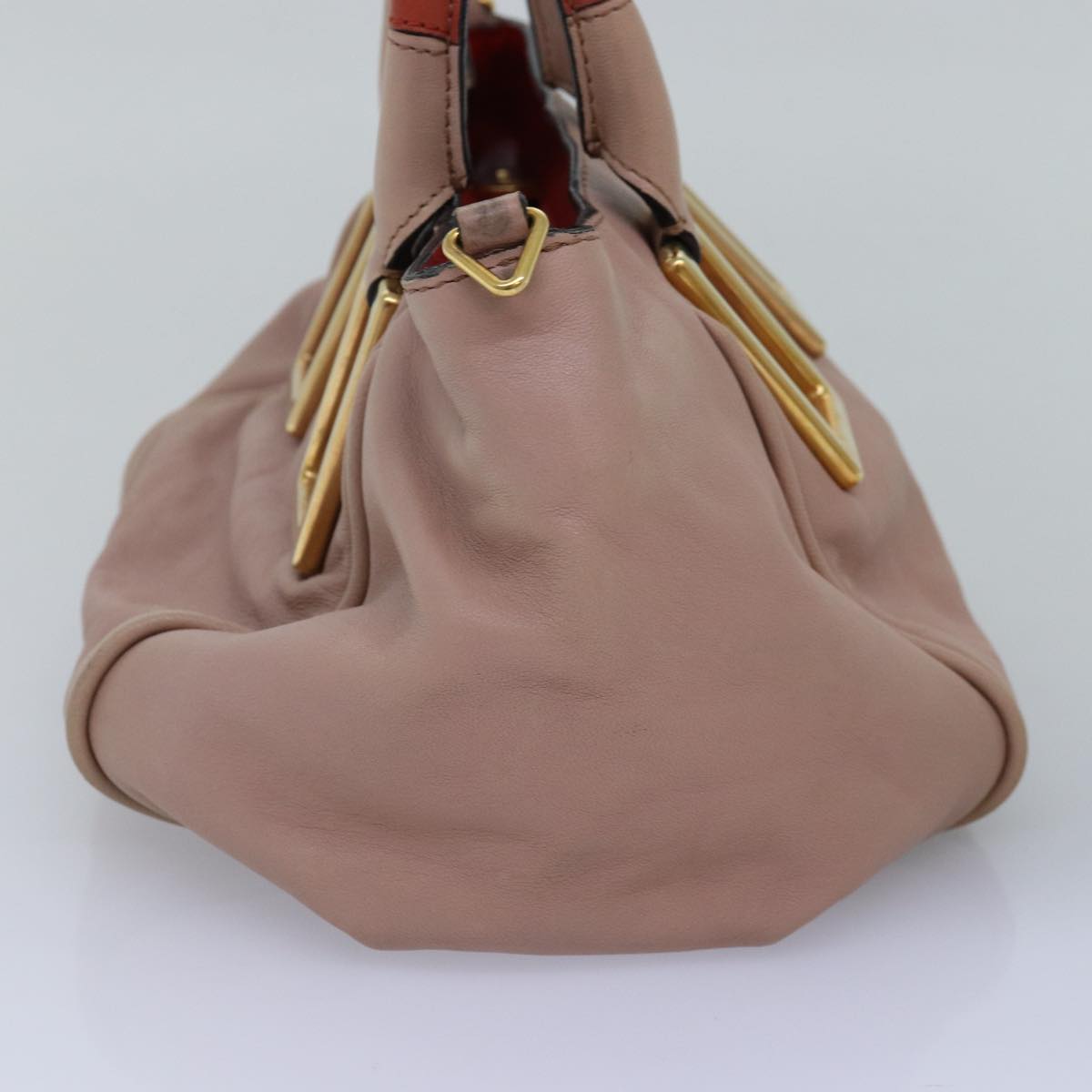 Chloe Etel Hand Bag Leather 2way Pink 04 12 50 65 Auth th5018