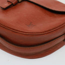 LOUIS VUITTON Epi Jeune FilleMM Shoulder Bag Brown M52153 LV Auth th5030-14