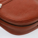 LOUIS VUITTON Epi Jeune FilleMM Shoulder Bag Brown M52153 LV Auth th5030-17