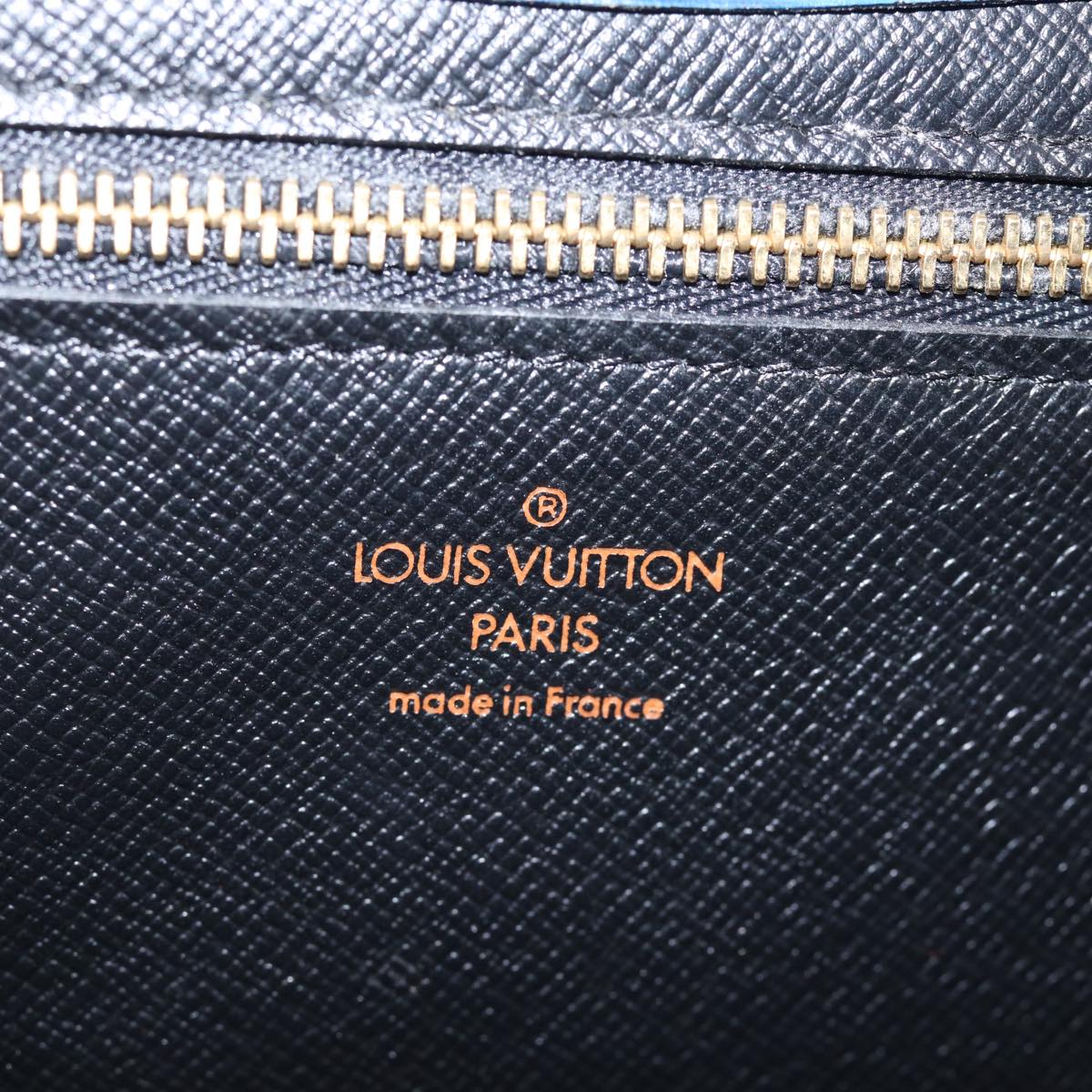 LOUIS VUITTON Epi Art Deco Clutch Bag Blue M52635 LV Auth th5035