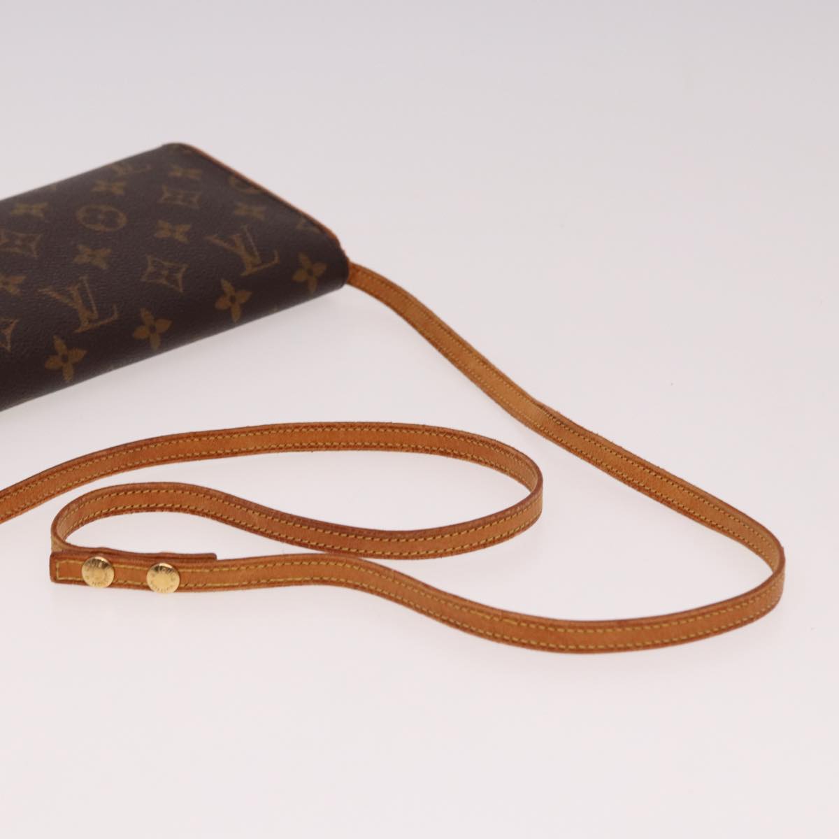 LOUIS VUITTON Monogram Pochette Twin GM Shoulder Bag M51852 LV Auth th5037