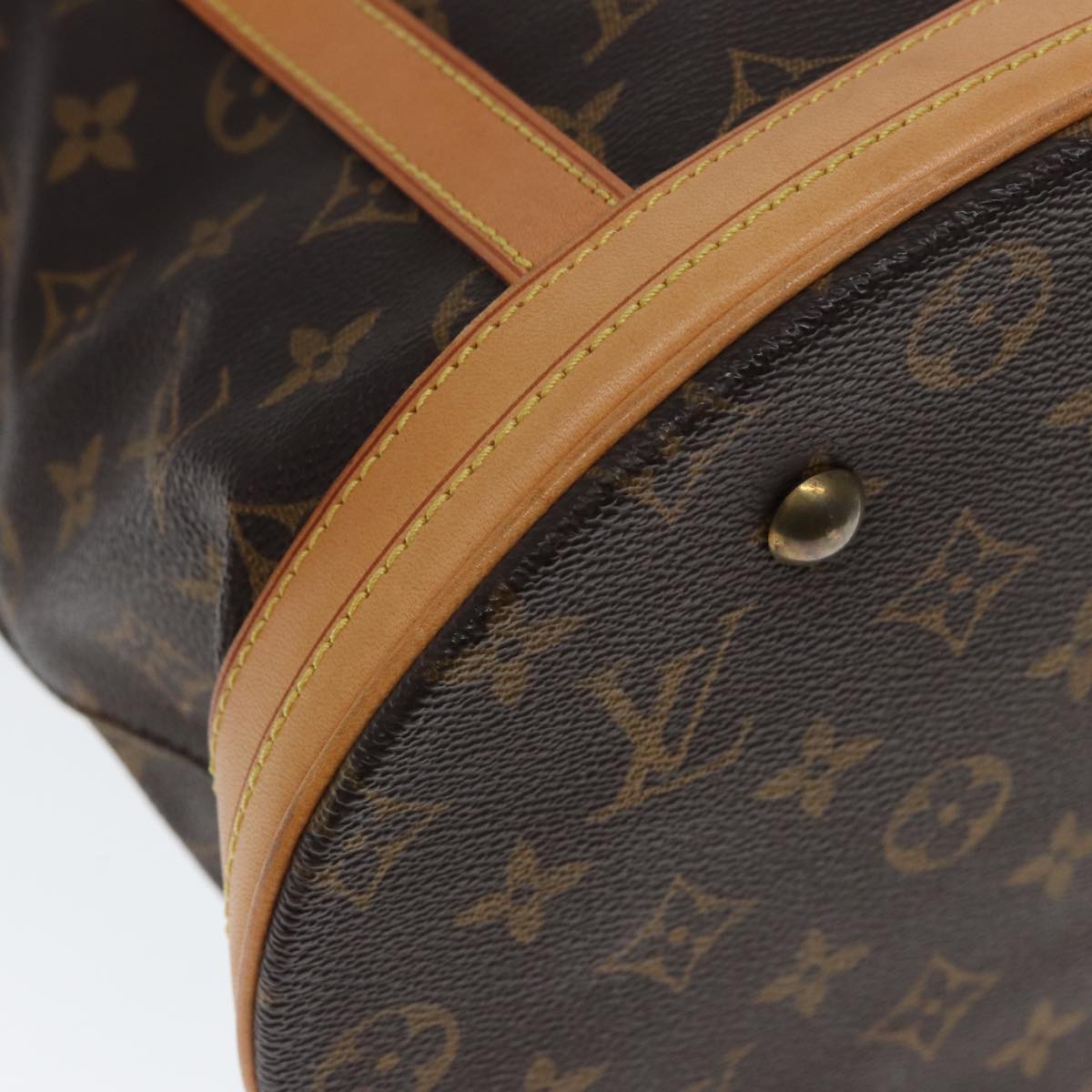 LOUIS VUITTON Monogram Bucket GM Shoulder Bag M42236 LV Auth th5043