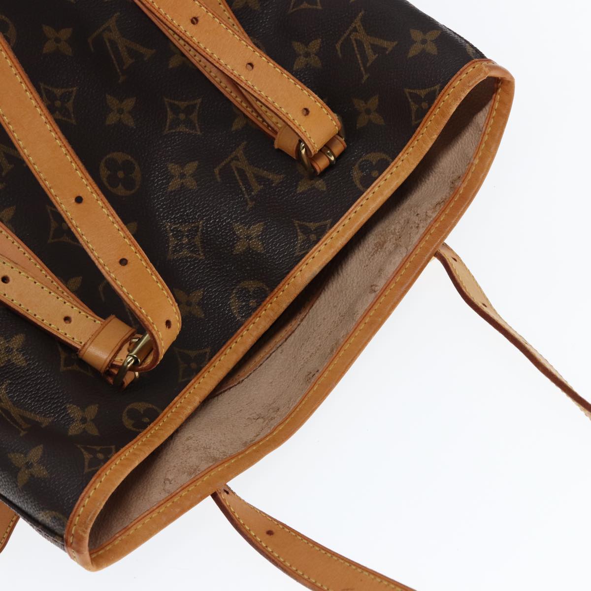 LOUIS VUITTON Monogram Bucket GM Shoulder Bag M42236 LV Auth th5043