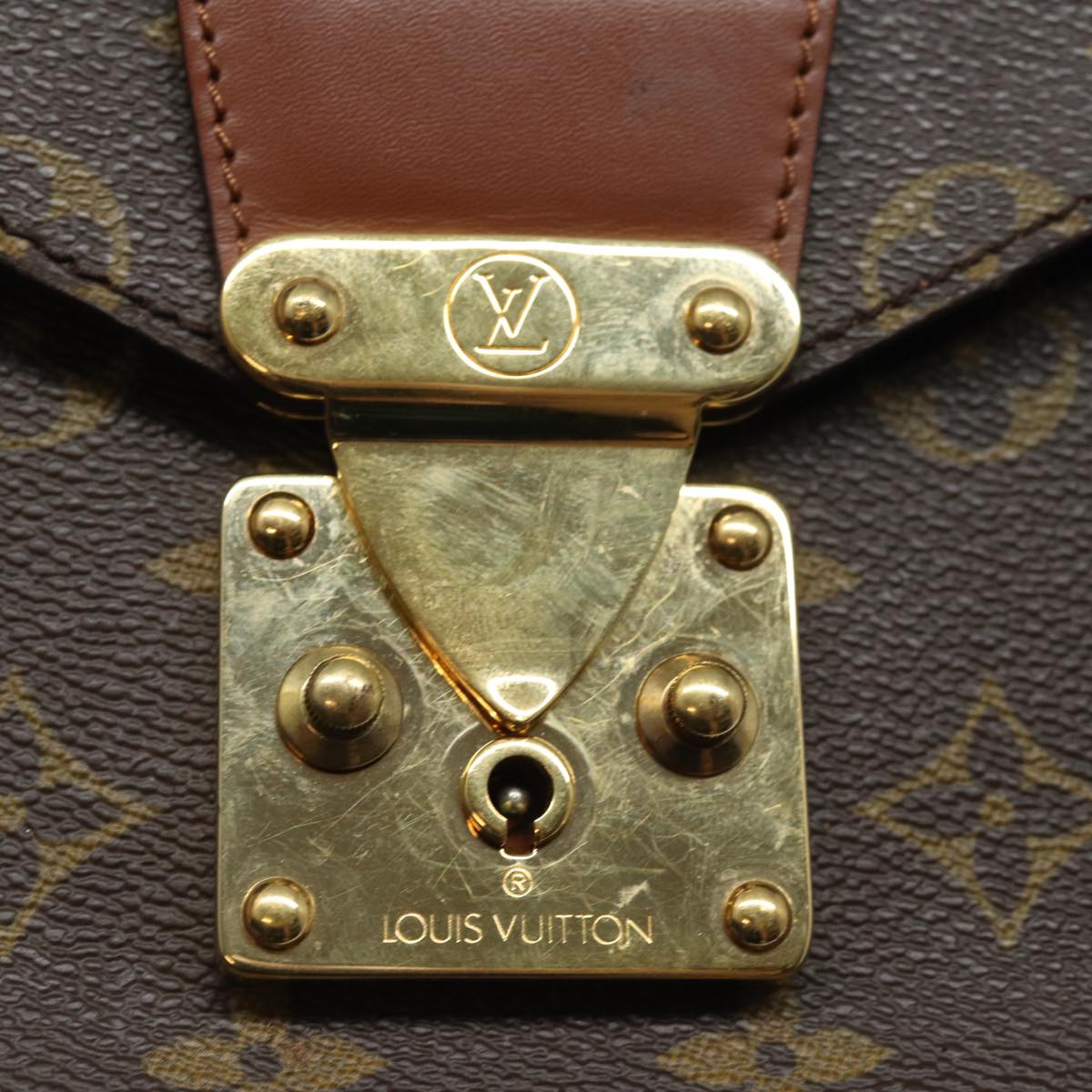 LOUIS VUITTON Monogram Monceau 28 Hand Bag 2way M51185 LV Auth th5046