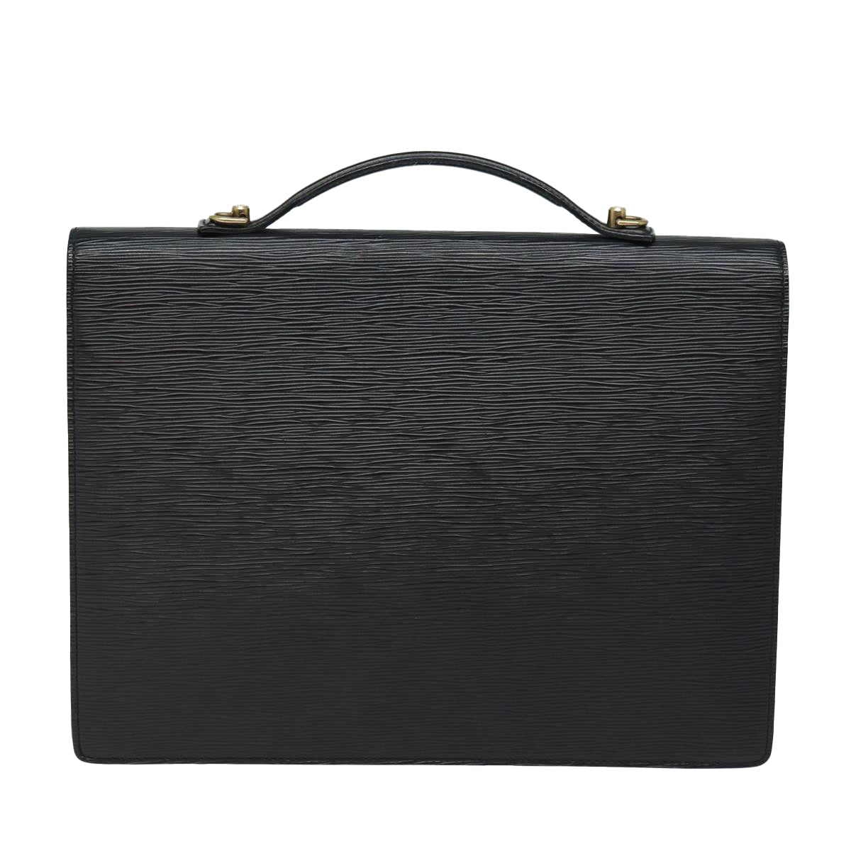 LOUIS VUITTON Epi Porte Documents Bandouliere Briefcase Black M54467 Auth th5047 - 0