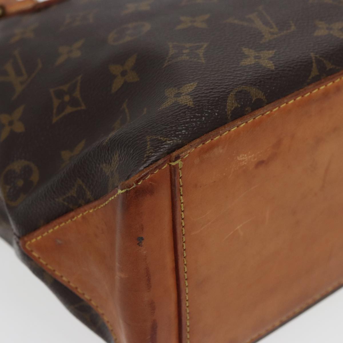 LOUIS VUITTON Monogram Cabas Piano Tote Bag M51148 LV Auth th5048