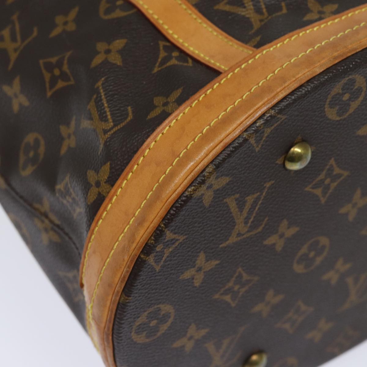 LOUIS VUITTON Monogram Bucket GM Shoulder Bag M42236 LV Auth th5056