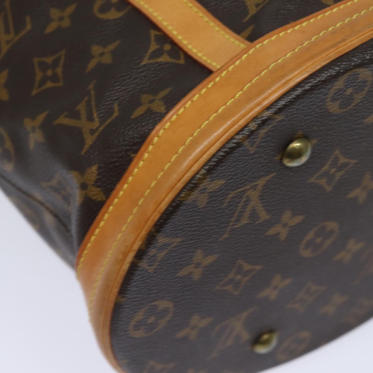 LOUIS VUITTON Monogram Bucket GM Shoulder Bag M42236 LV Auth th5056