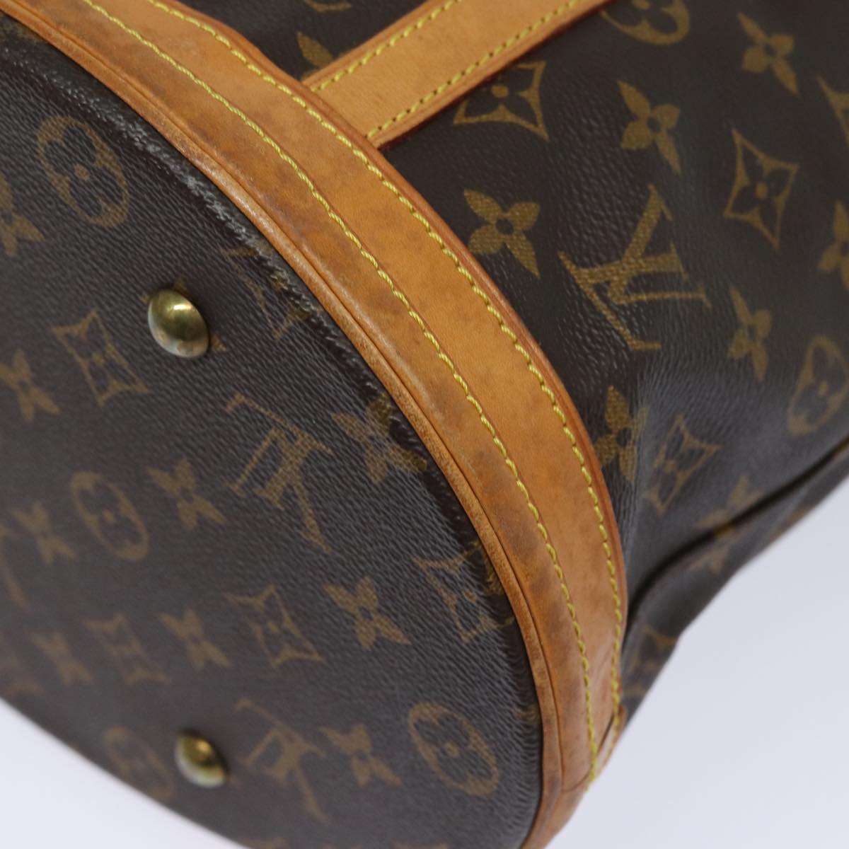 LOUIS VUITTON Monogram Bucket GM Shoulder Bag M42236 LV Auth th5056