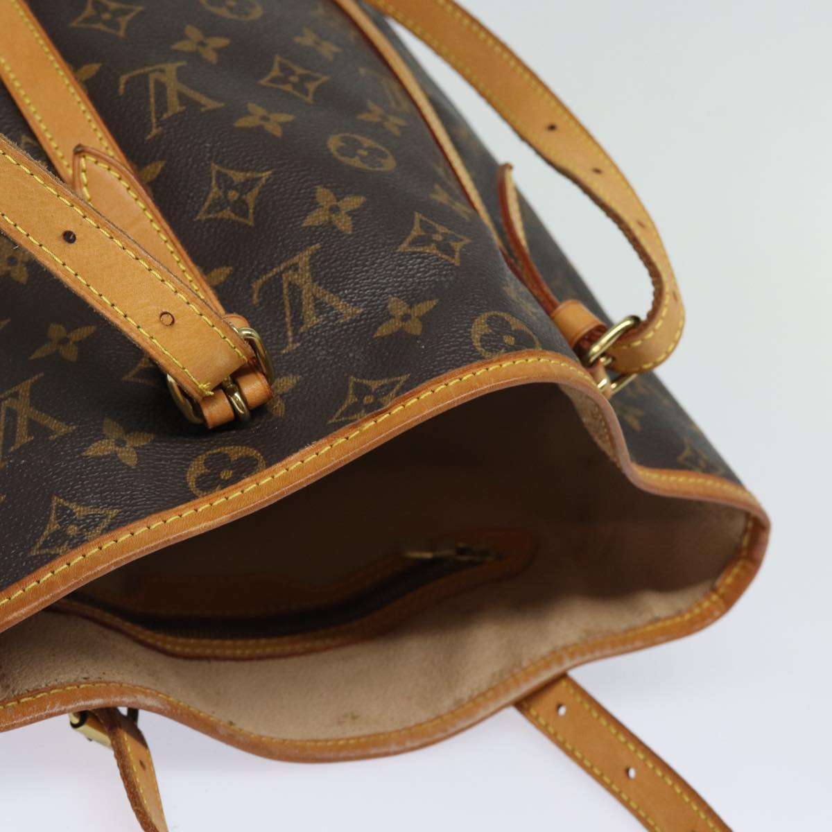 LOUIS VUITTON Monogram Bucket GM Shoulder Bag M42236 LV Auth th5056