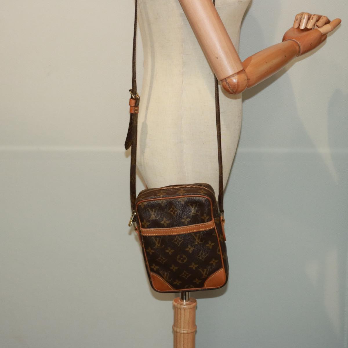 LOUIS VUITTON Monogram Danube Shoulder Bag M45266 LV Auth th5066