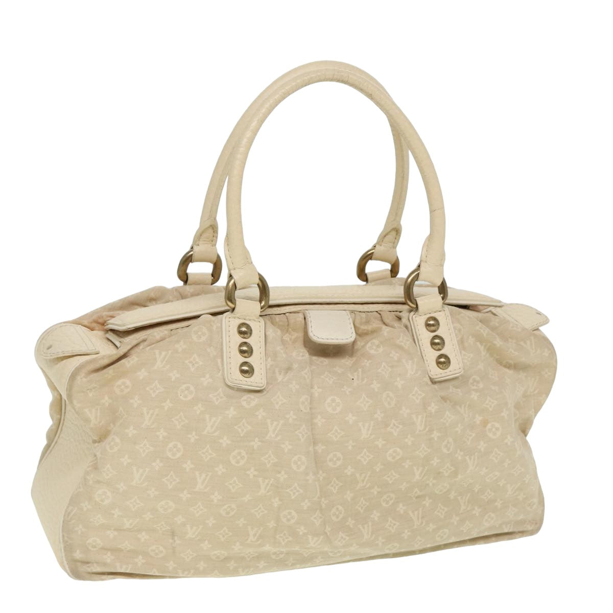 LOUIS VUITTON Monogram Mini Lin Trapeze PM Hand Bag Dunne M40061 LV Auth th5074