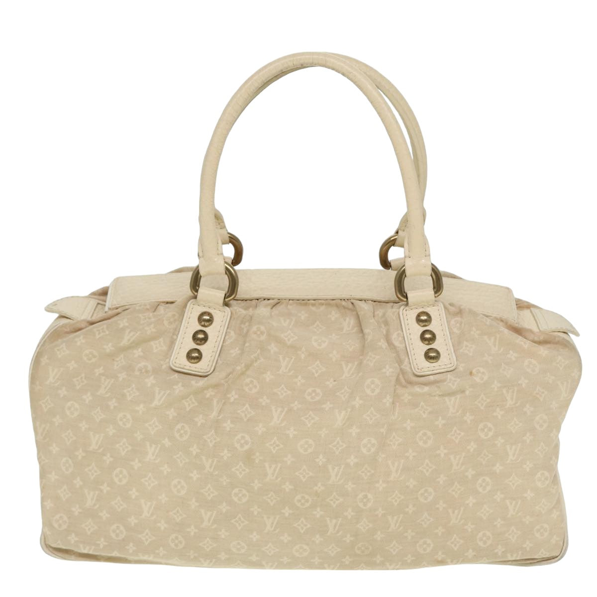 LOUIS VUITTON Monogram Mini Lin Trapeze PM Hand Bag Dunne M40061 LV Auth th5074 - 0