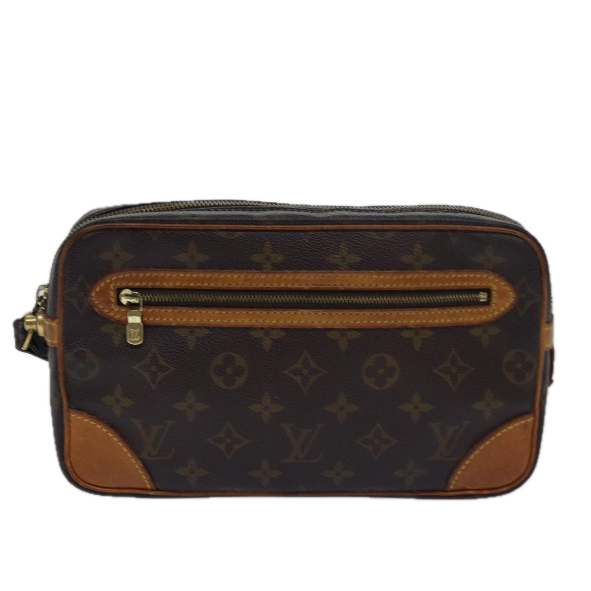 LOUIS VUITTON Monogram Marly Dragonne GM Clutch Bag M51825 LV Auth th5080