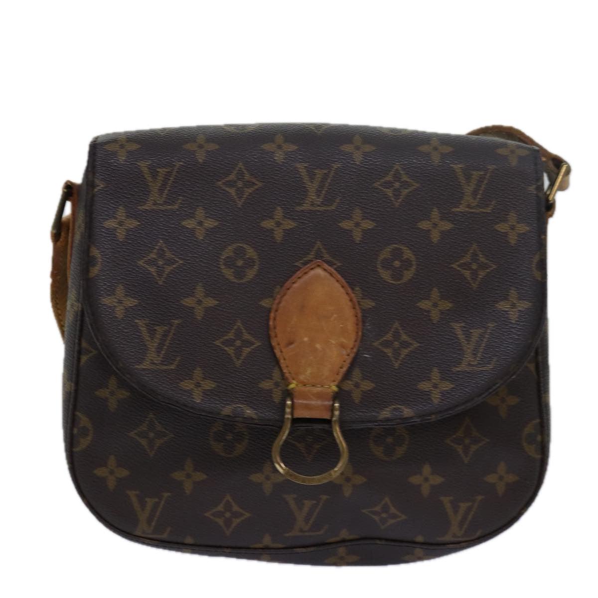 LOUIS VUITTON Monogram Saint Cloud GM Shoulder Bag M51242 LV Auth th5090