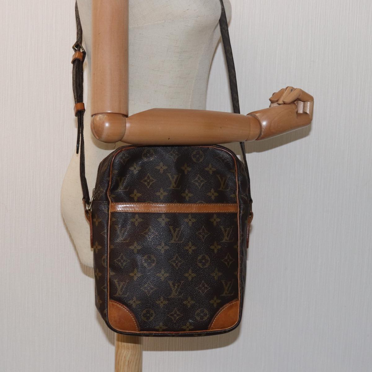 LOUIS VUITTON Monogram Danube MM Shoulder Bag M45264 LV Auth th5091