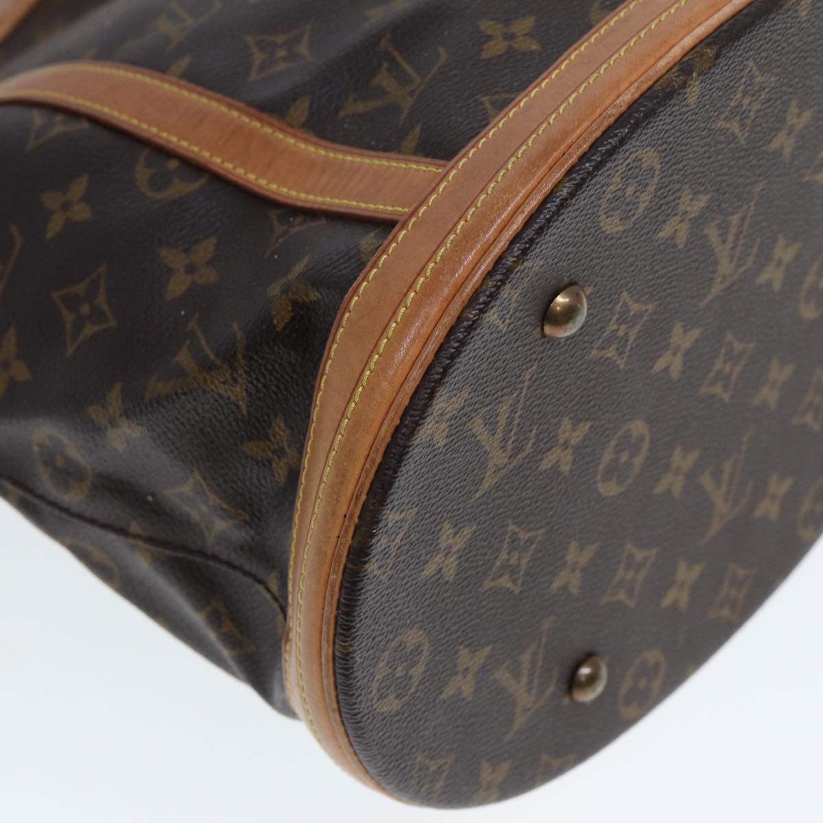 LOUIS VUITTON Monogram Bucket GM Shoulder Bag M42236 LV Auth th5093