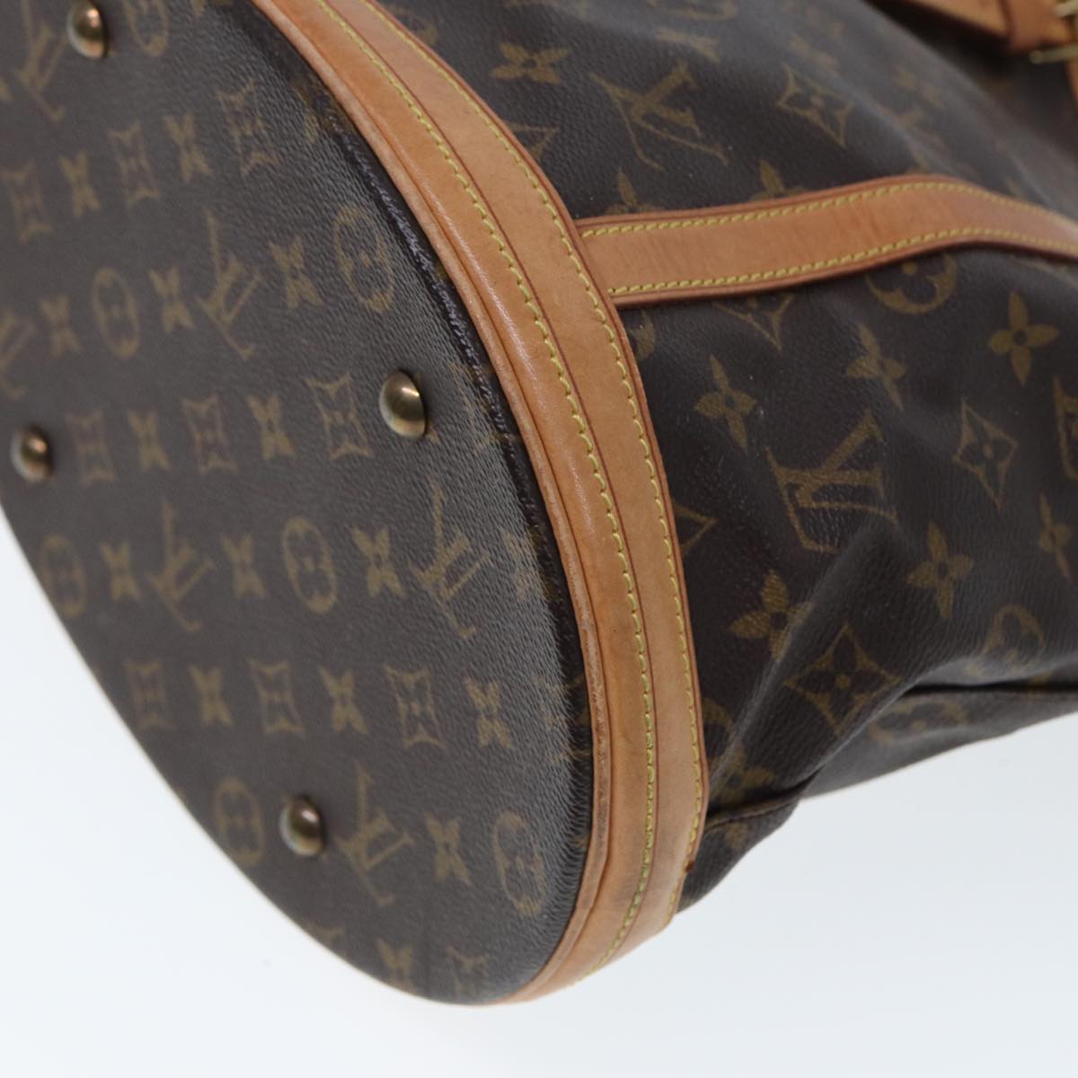 LOUIS VUITTON Monogram Bucket GM Shoulder Bag M42236 LV Auth th5093