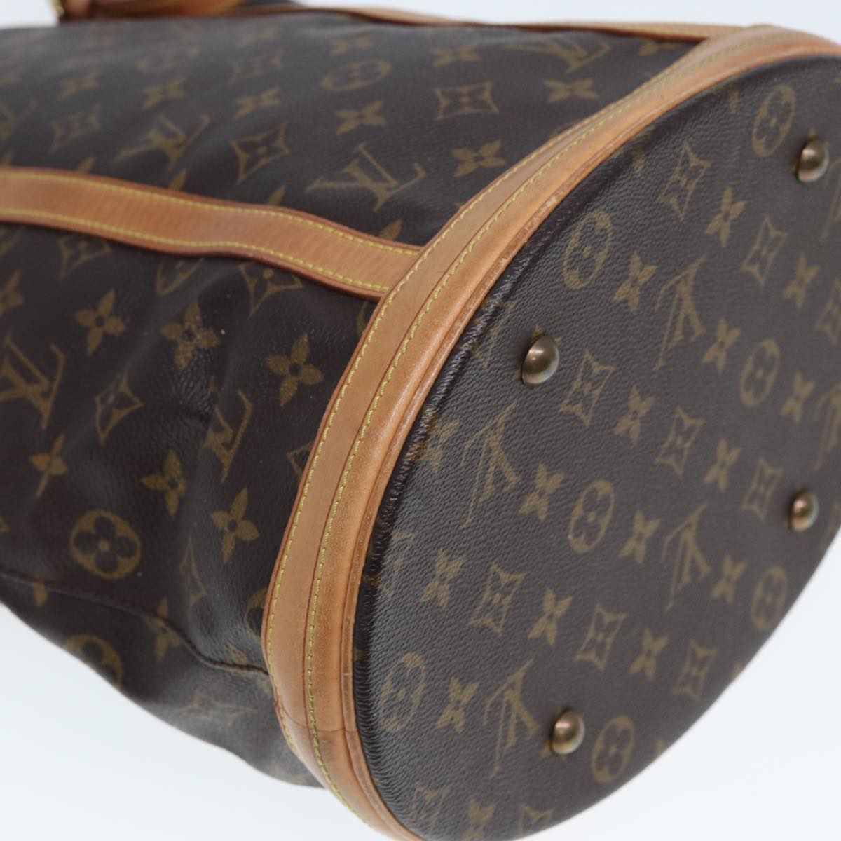 LOUIS VUITTON Monogram Bucket GM Shoulder Bag M42236 LV Auth th5093