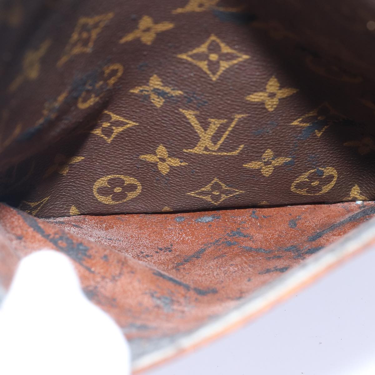 LOUIS VUITTON Monogram Danube MM Shoulder Bag M45264 LV Auth th5094