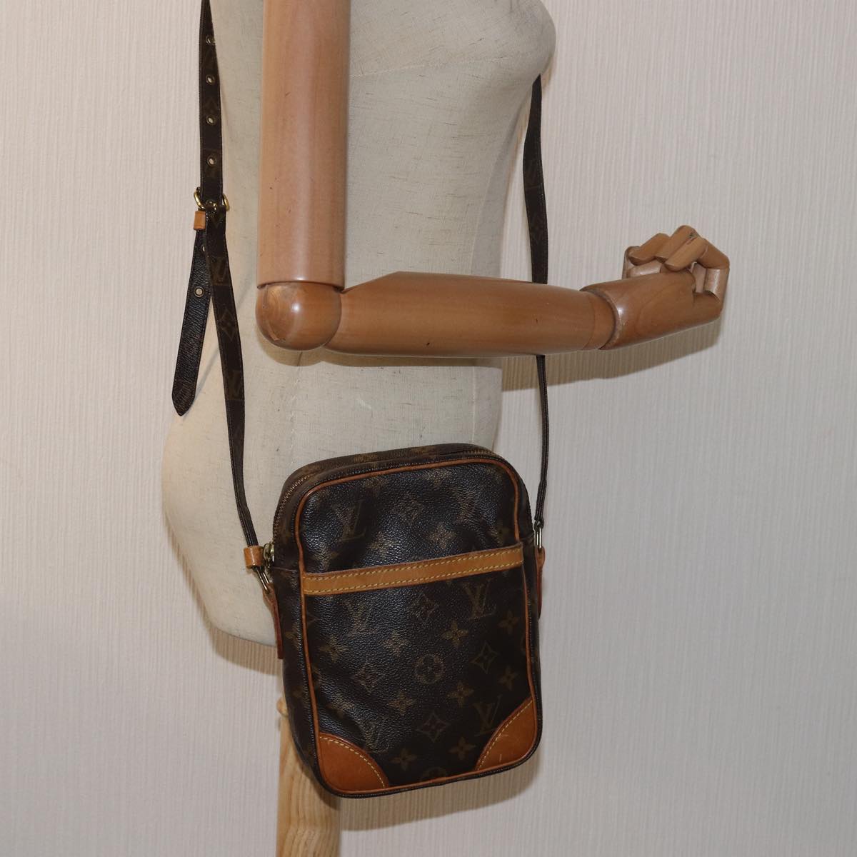 LOUIS VUITTON Monogram Danube Shoulder Bag M45266 LV Auth th5096