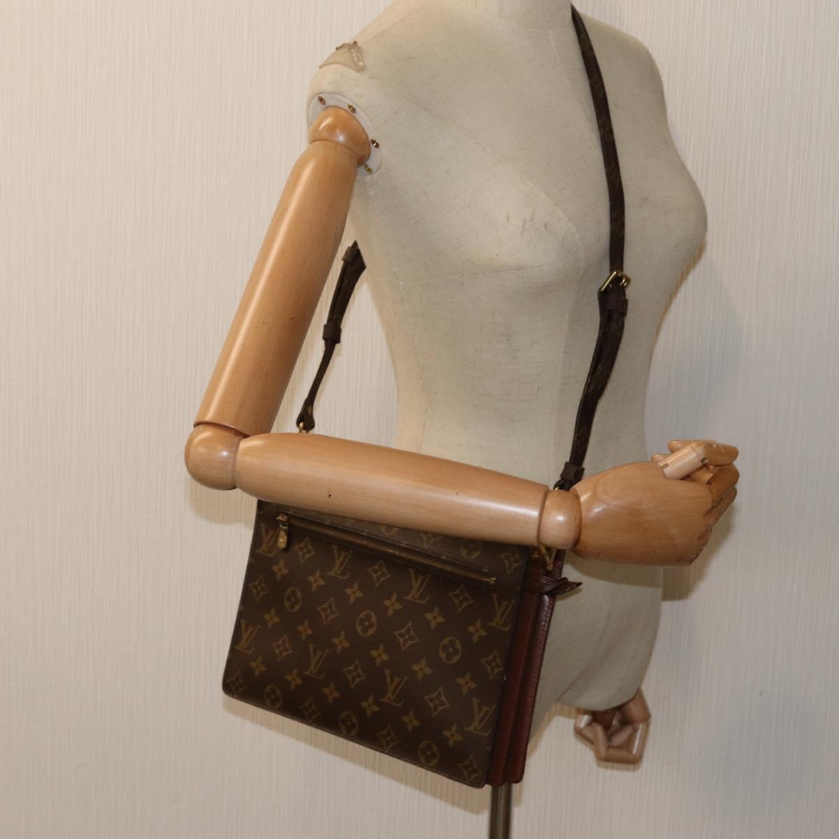 LOUIS VUITTON Monogram Angian Shoulder Bag M51205 LV Auth th5104