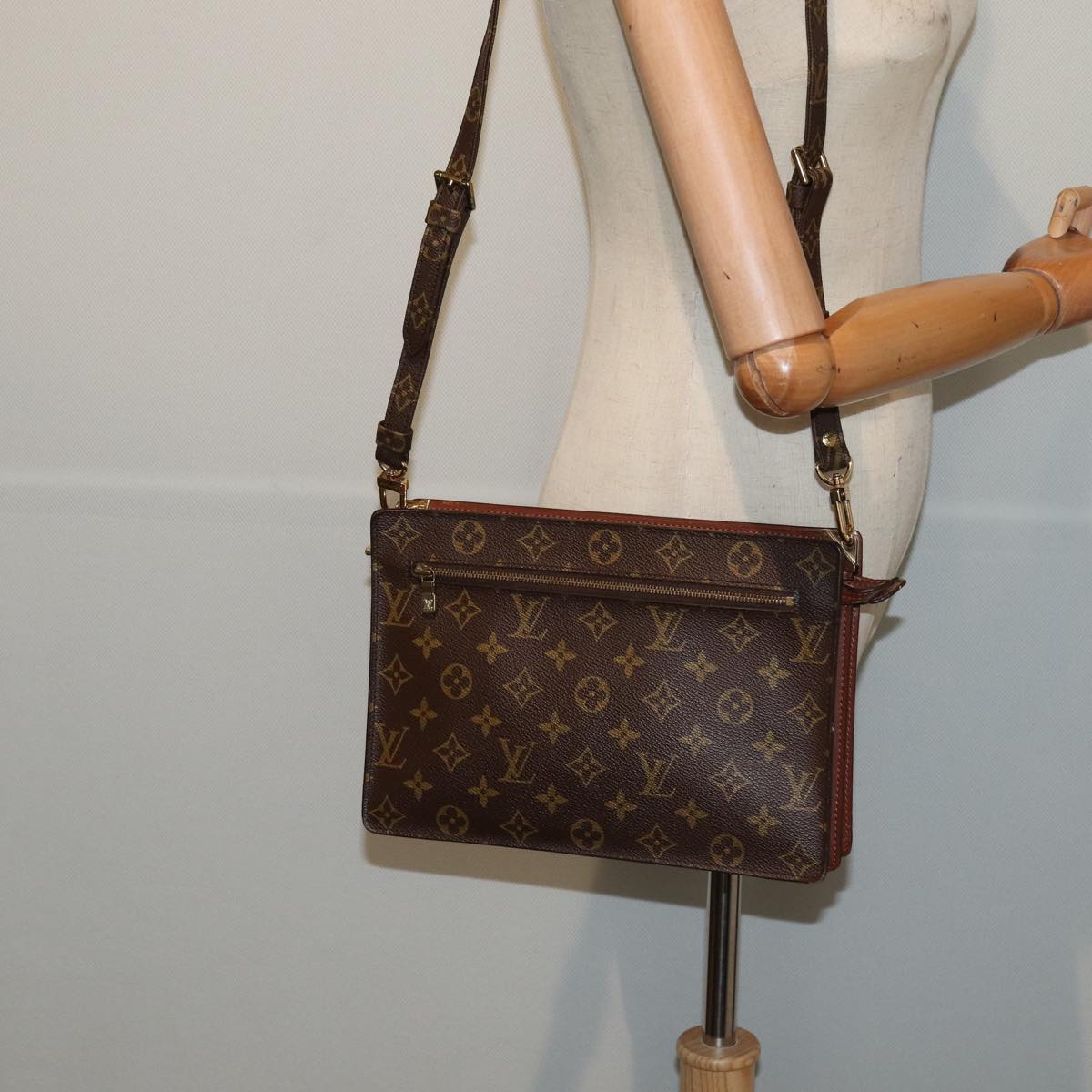 LOUIS VUITTON Monogram Angian Shoulder Bag M51205 LV Auth th5104