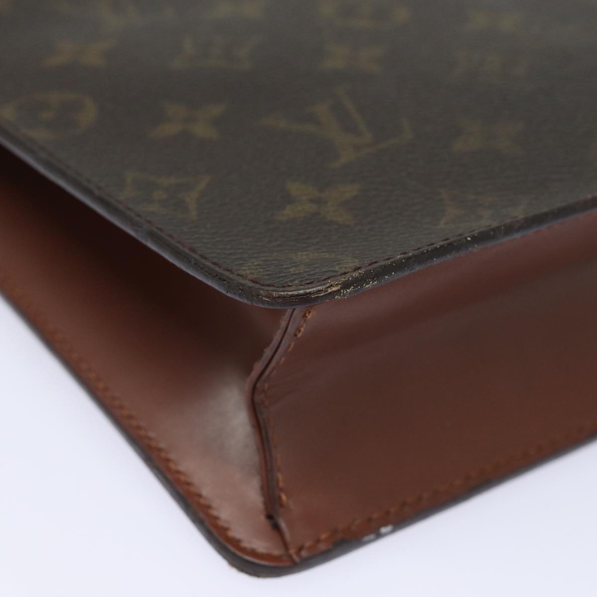 LOUIS VUITTON Monogram Pochette Homme Clutch Bag M51795 LV Auth th5107