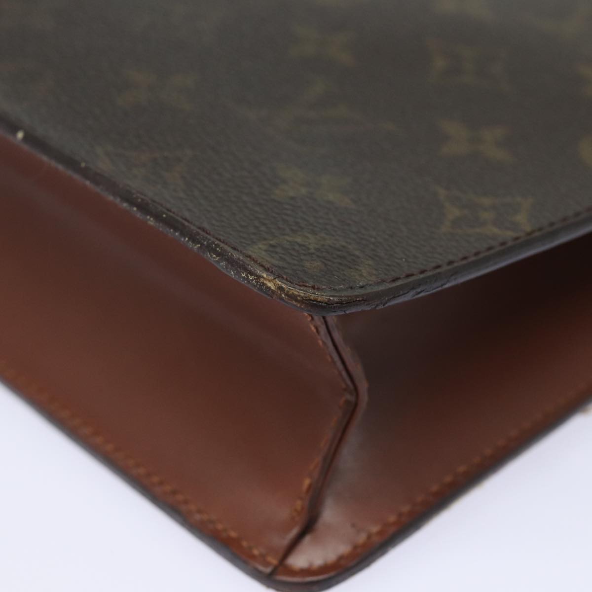 LOUIS VUITTON Monogram Pochette Homme Clutch Bag M51795 LV Auth th5107