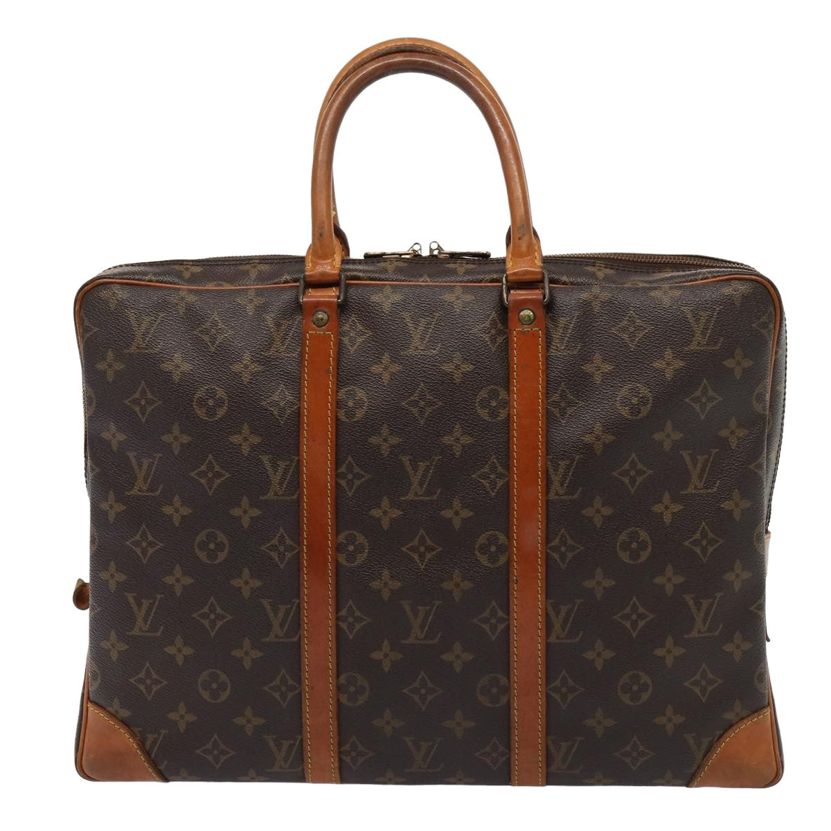 LOUIS VUITTON Monogram Porte Documents Voyage Business Bag M53361 LV Auth th5111