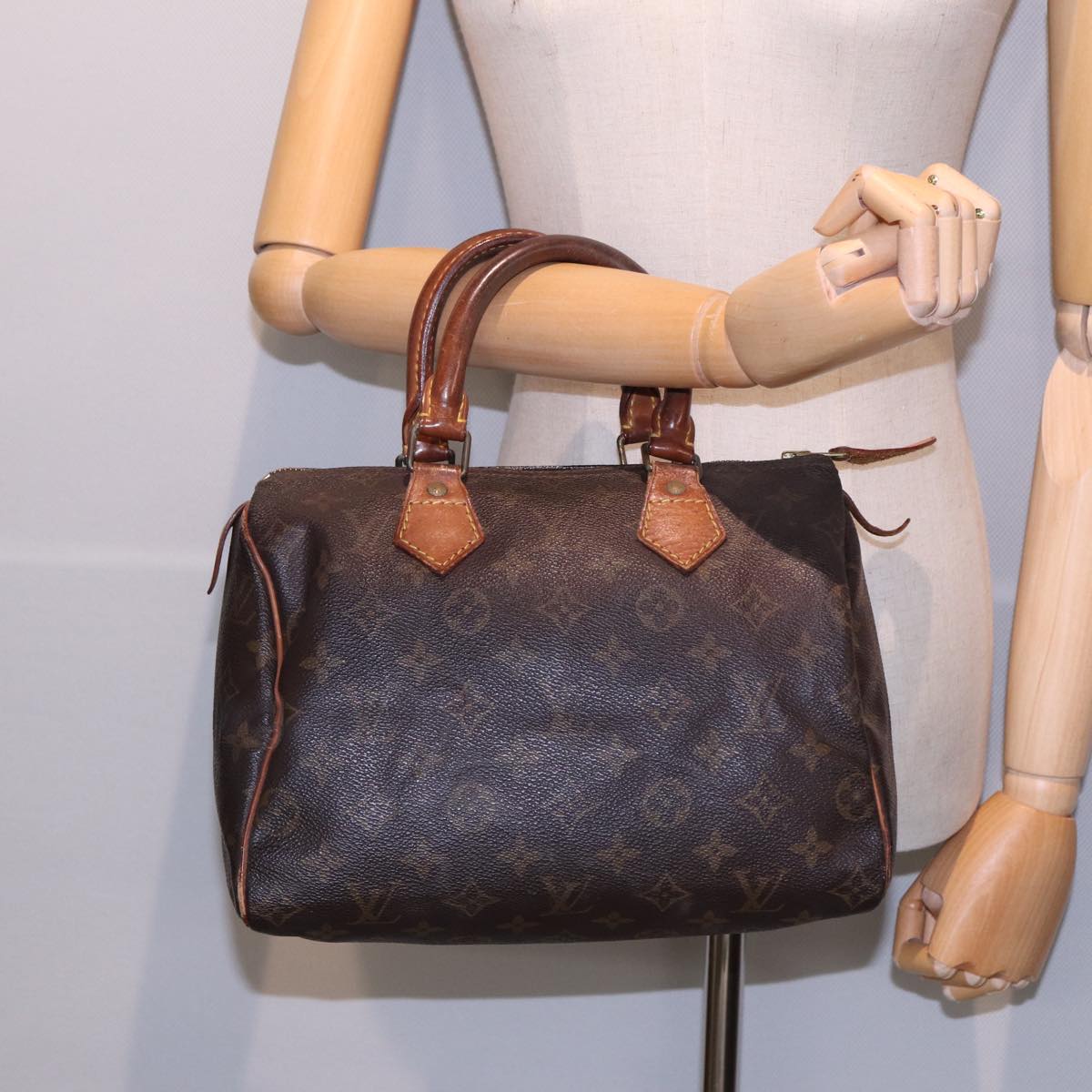 LOUIS VUITTON Monogram Speedy 25 Hand Bag M41528 LV Auth th5120