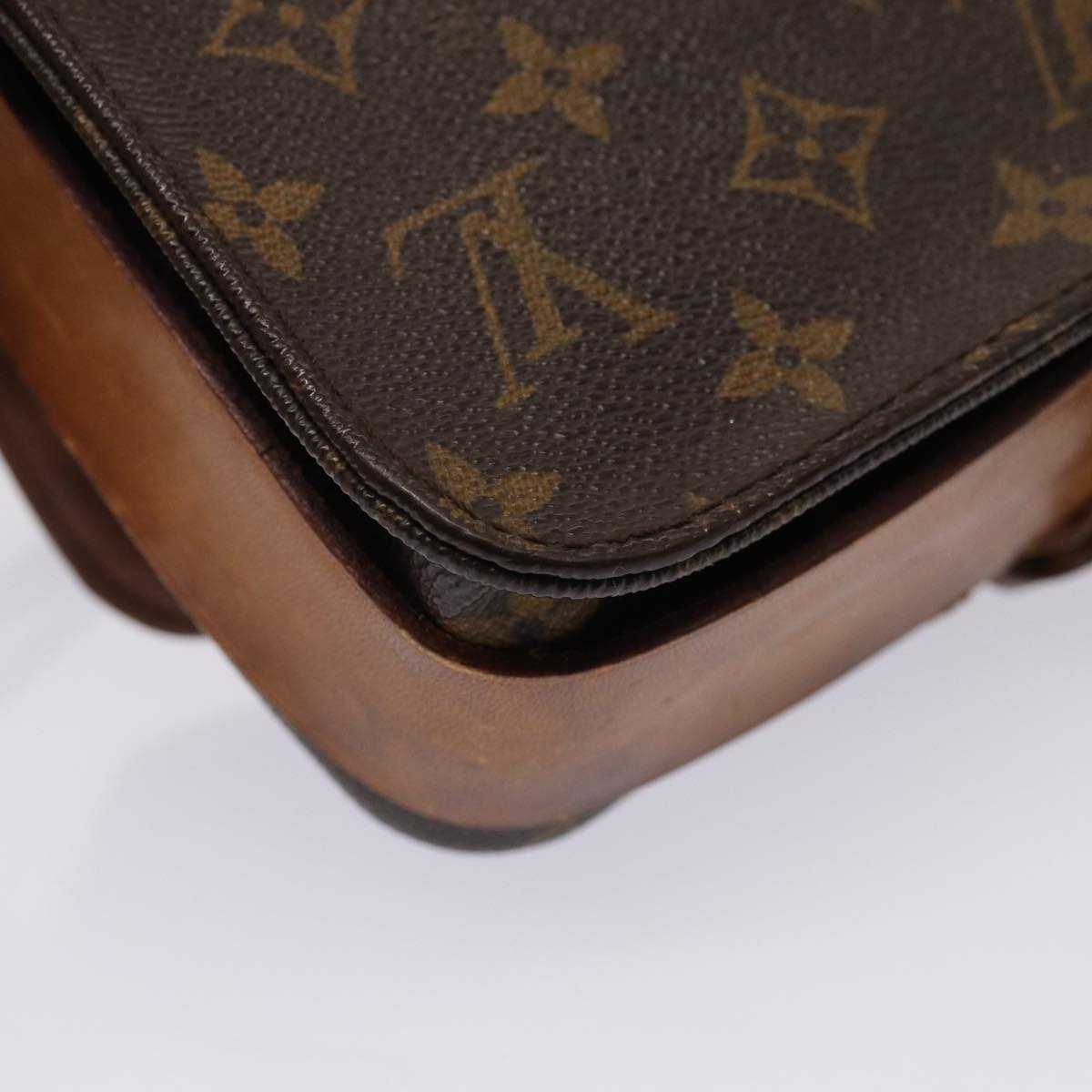 LOUIS VUITTON Monogram Cartouchiere MM Shoulder Bag M51253 LV Auth th5125