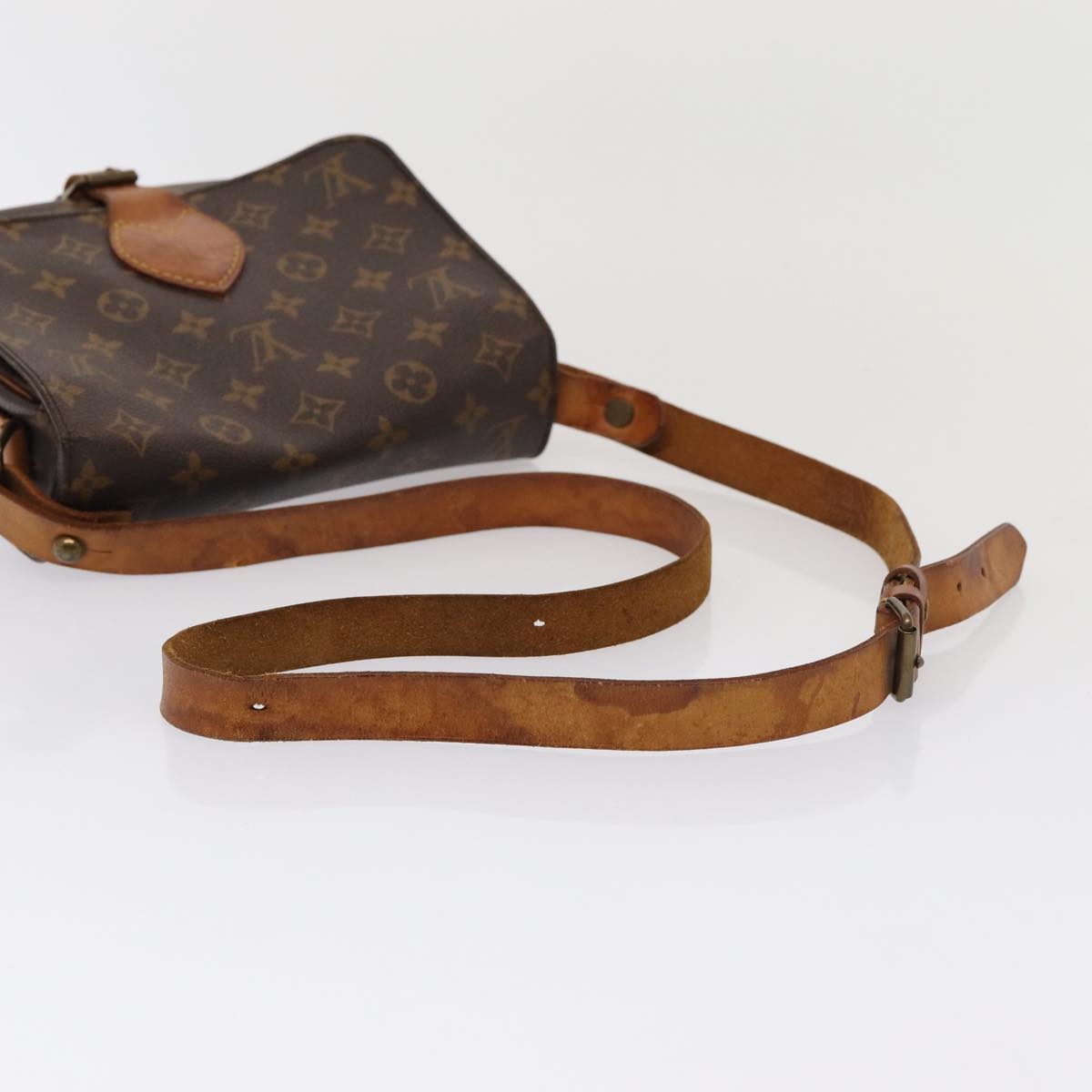 LOUIS VUITTON Monogram Cartouchiere MM Shoulder Bag M51253 LV Auth th5125