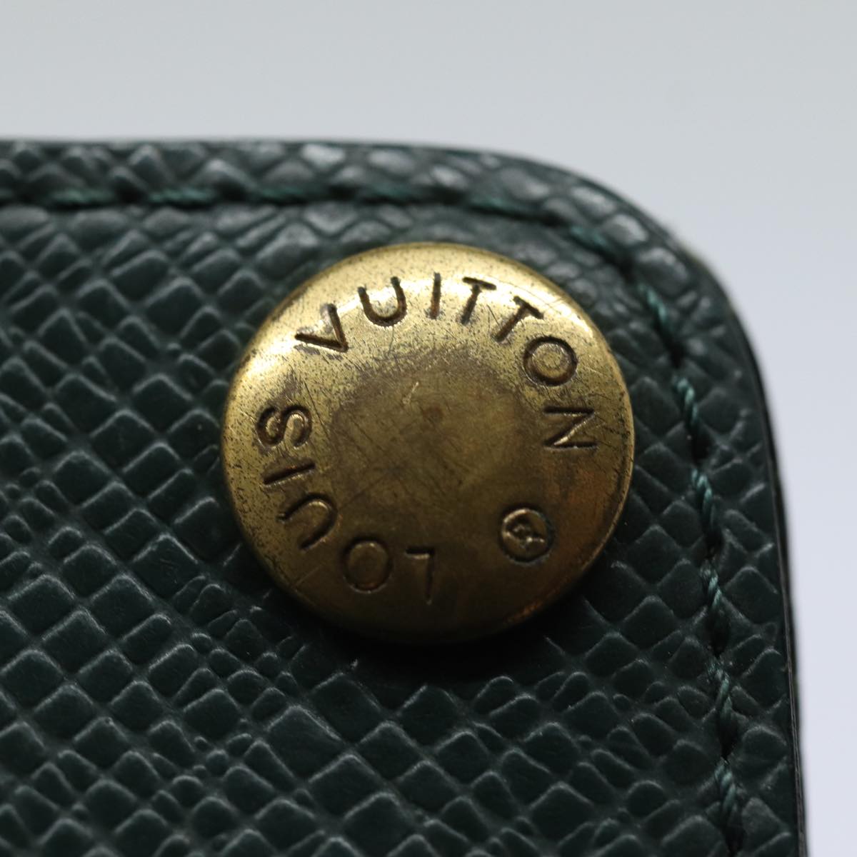 LOUIS VUITTON Taiga Document Case Clutch Bag Epicea E34490 LV Auth th5154