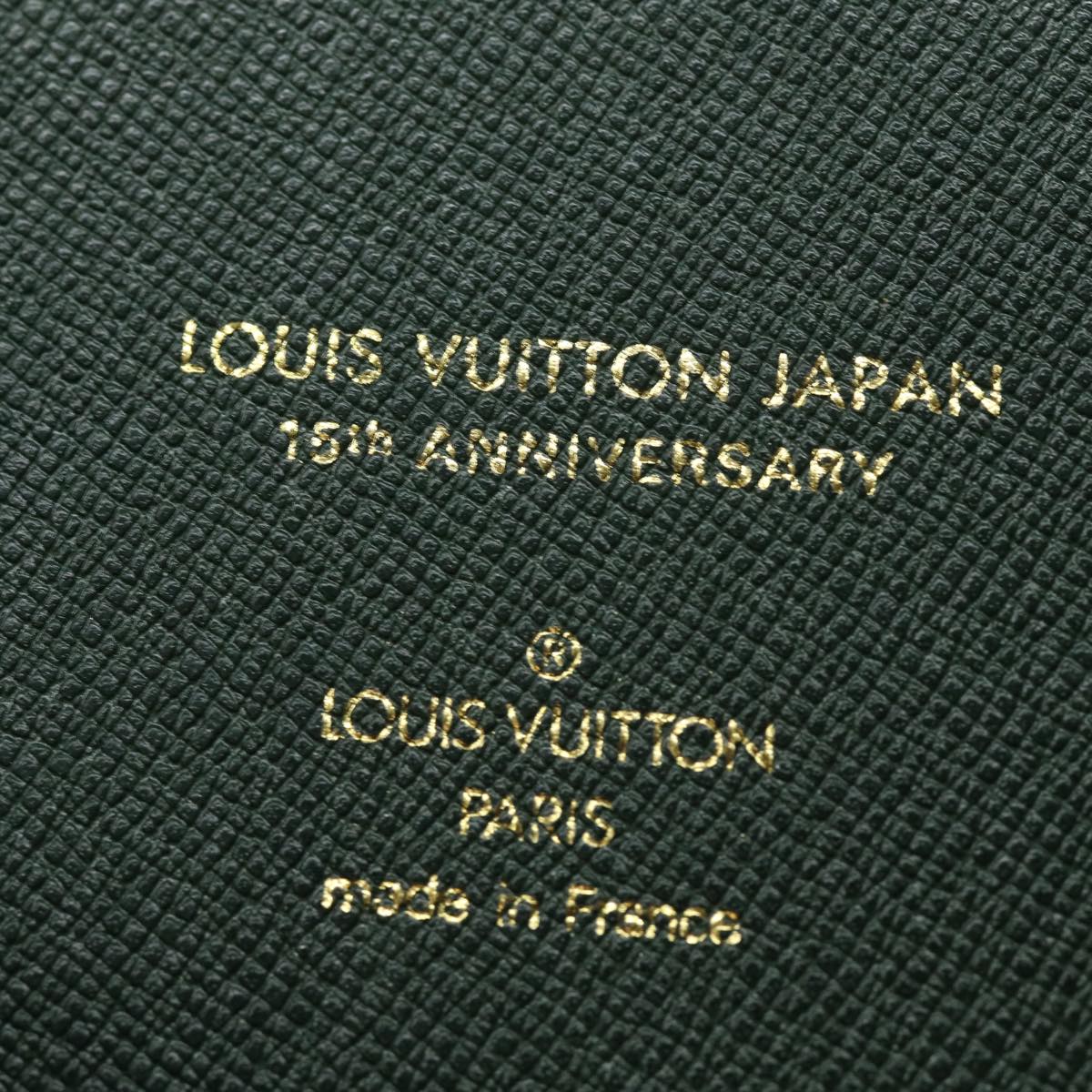 LOUIS VUITTON Taiga Document Case Clutch Bag Epicea E34490 LV Auth th5154