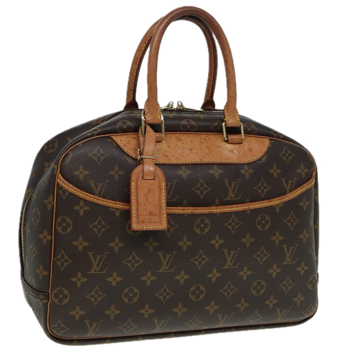 LOUIS VUITTON Monogram Deauville Hand Bag M47270 LV Auth th5155