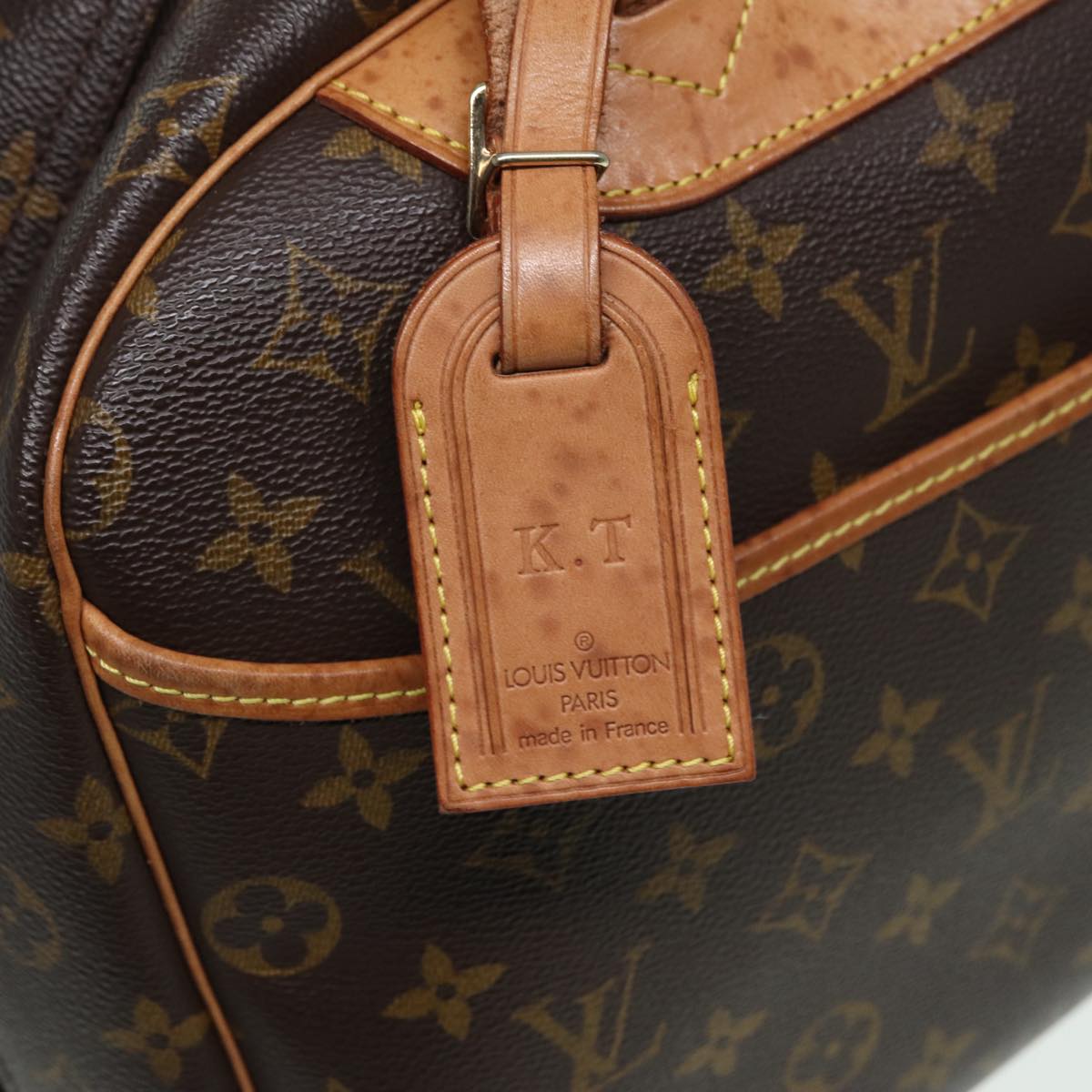 LOUIS VUITTON Monogram Deauville Hand Bag M47270 LV Auth th5155