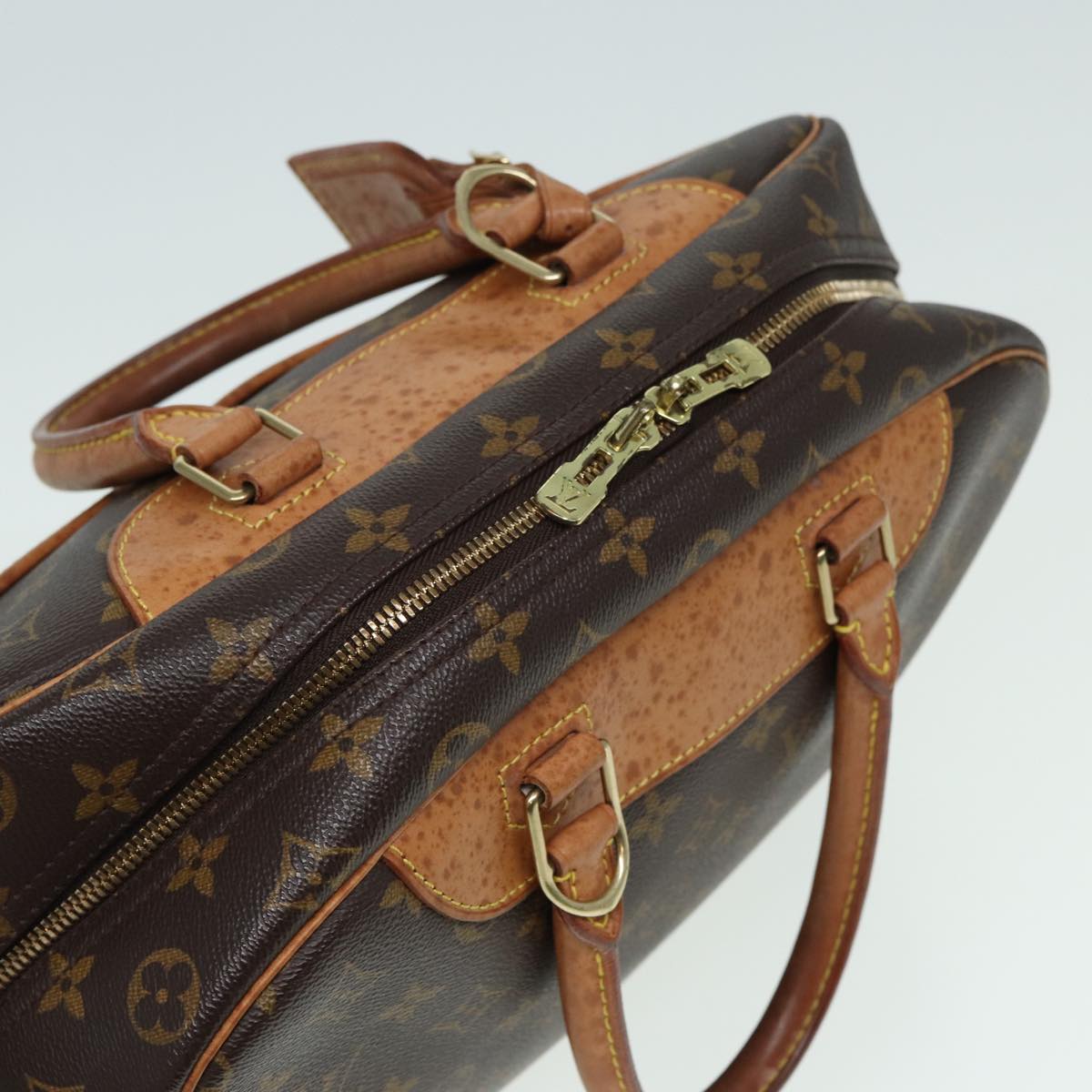 LOUIS VUITTON Monogram Deauville Hand Bag M47270 LV Auth th5155