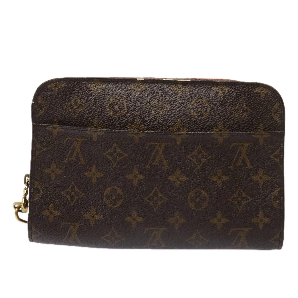 LOUIS VUITTON Monogram Orsay Clutch Bag M51790 LV Auth th5175 - 0