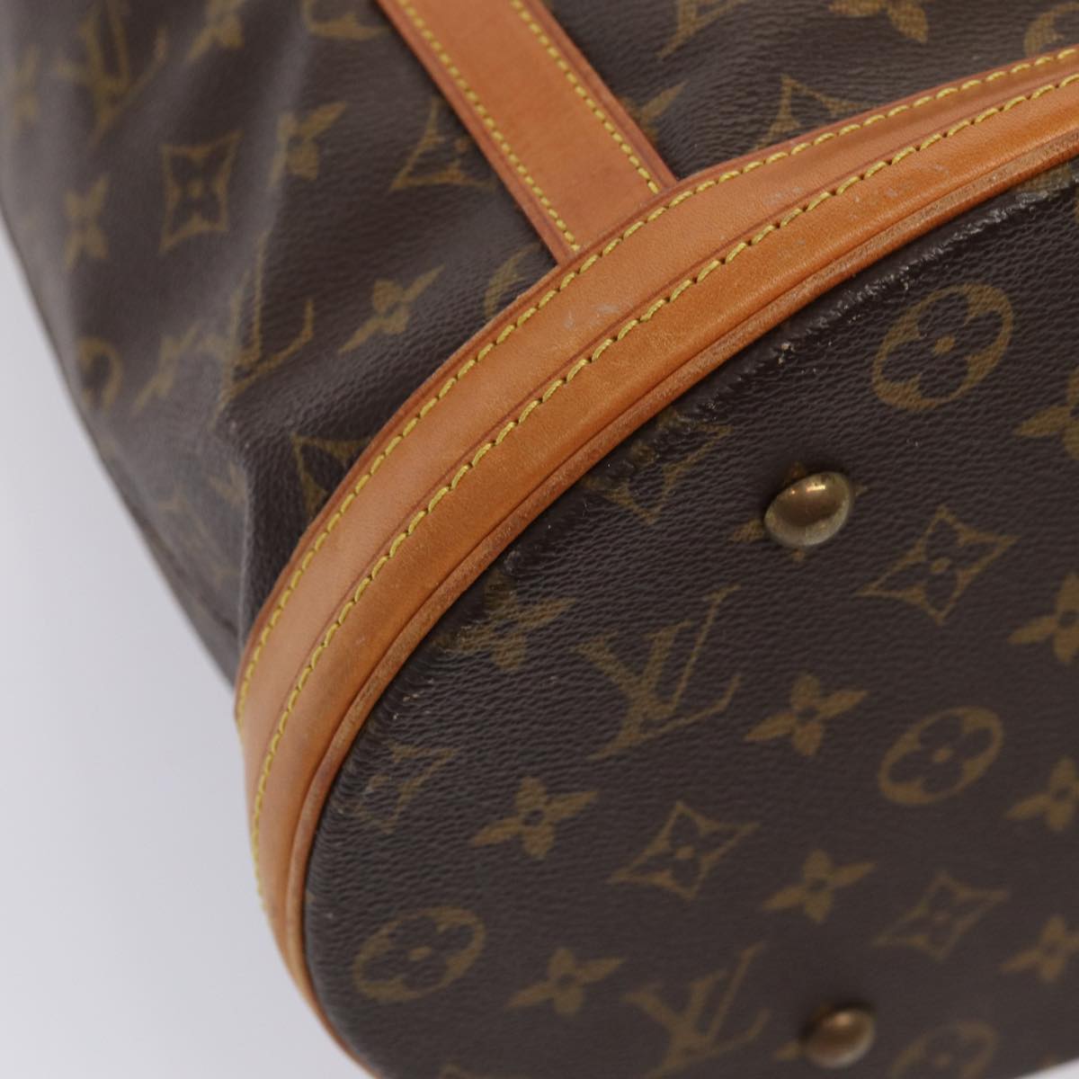 LOUIS VUITTON Monogram Bucket GM Shoulder Bag M42236 LV Auth th5179